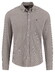 Fynch-Hatton Flanel Vichy Check Overhemd Dark Chocolate