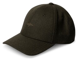 Fynch-Hatton Flannel Tone-on-Tone Tree Logo Cap Dark Ivy