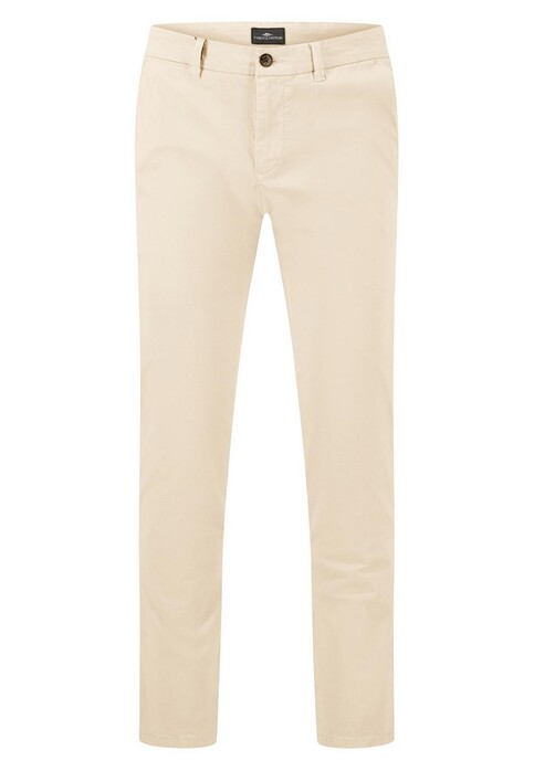 Fynch-Hatton Flat Front Summer Stretch Chino Broek Off White