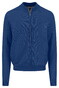 Fynch-Hatton Full Zip Cotton Structure Cardigan Harbor Blue