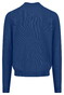 Fynch-Hatton Full Zip Cotton Structure Vest Harbor Blue