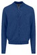 Fynch-Hatton Full Zip Cotton Structure Vest Harbor Blue