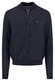 Fynch-Hatton Full Zip Cotton Structure Vest Navy