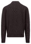 Fynch-Hatton Full Zip Structure Knit Vest Soil