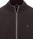 Fynch-Hatton Full Zip Structure Knit Vest Soil