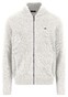 Fynch-Hatton Fullzip High Collar Donegal Vest Winter White