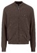 Fynch-Hatton Fullzip Subtle Texture Cotton Cardigan Earth