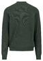 Fynch-Hatton Fullzip Subtle Texture Cotton Vest Dark Ivy