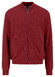 Fynch-Hatton Fullzip Subtle Texture Cotton Vest Garnet Red