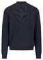 Fynch-Hatton Fullzip Subtle Texture Cotton Vest Navy