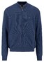 Fynch-Hatton Fullzip Subtle Texture Cotton Vest Night
