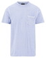 Fynch-Hatton Garment Dyed Cotton Linnen Crew Neck Chest Pocket T-Shirt New Breeze