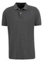Fynch-Hatton Garment Dyed Slubyarn Cotton Polo Asphalt