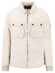 Fynch-Hatton Garment Dyed Solid Color Overshirt Cement