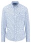 Fynch-Hatton Graphic Allover Mini Stars Pattern Overhemd Crystal Blue