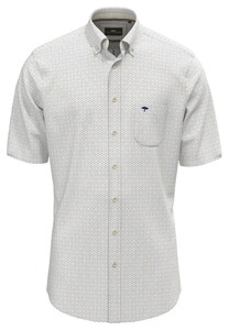 Fynch-Hatton Graphic Mini Pattern Overhemd Spicy Red