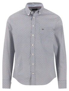 Fynch-Hatton Graphic Pattern Button-Down Overhemd Brick