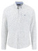 Fynch-Hatton Graphic Pattern Superfine Cotton Overhemd Avocado