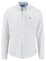 Fynch-Hatton Graphic Pattern Superfine Cotton Overhemd Avocado