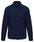 Fynch-Hatton Herrinbone Linnen Cotton Overshirt Navy