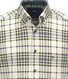 Fynch-Hatton Herringbone Check Button-Down Overhemd Moss