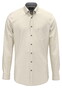 Fynch-Hatton Herringbone Flanel Button-Down Overhemd Beige