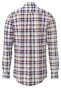 Fynch-Hatton Herringbone Multi Check Overhemd Deep Merlot-Multi
