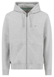 Fynch-Hatton Hooded Sweat Cardigan Grey