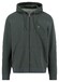 Fynch-Hatton Hooded Sweat Cardigan Vest Dark Ivy