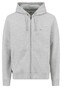 Fynch-Hatton Hooded Sweat Cardigan Vest Grijs