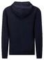 Fynch-Hatton Hooded Zip Cardigan Superfine Cotton Vest Navy