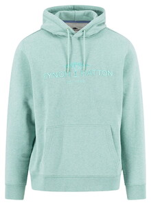 Fynch-Hatton Hoodie Sweat Front Logo Trui Fern