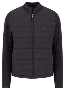 Fynch-Hatton Hybrid Cardigan Charcoal