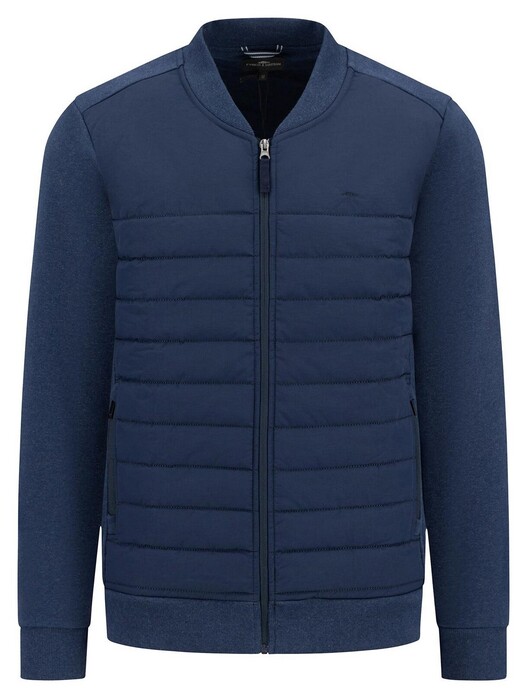 Fynch-Hatton Hybrid College Collar Jacket Vest Navy