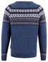 Fynch-Hatton Jacquard Fantasy Ronde Hals Trui Wave