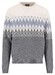 Fynch-Hatton Jacquard Merino Kasjmier Trui Steel-Multi