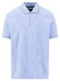 Fynch-Hatton Jacquard Subtle Leaves Zip Collar Poloshirt New Breeze