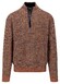 Fynch-Hatton Knit Troyer Zip Mouliné Trui Flame