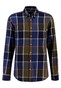 Fynch-Hatton Large Multi Block Checks Button Down Overhemd Deep Forest