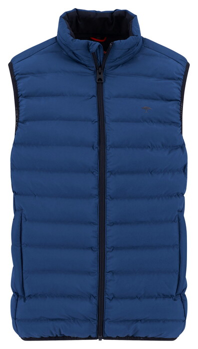 Fynch-Hatton Lightweight Solid Color Body-Warmer Harbor Blue