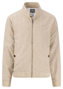 Fynch-Hatton Linen Melange Harrington Blouson Stone