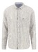 Fynch-Hatton Linen Stripe Long Sleeve Overhemd Donker Khaki