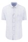 Fynch-Hatton Linen Stripe Short Sleeve Button-Down Overhemd New Breeze