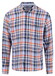 Fynch-Hatton Linnen Check Button-Down Overhemd Spicy Red-Blue