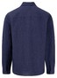 Fynch-Hatton Linnen Cotton Blend Uni Color Overshirt Navy