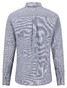 Fynch-Hatton Linnen Fine Striped Button-Down Overhemd Navy