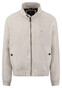 Fynch-Hatton Linnen Subtle Herrinbone Pattern Blouson Cement