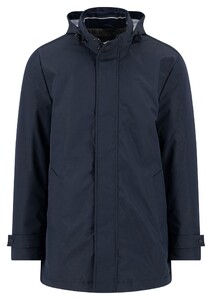 Fynch-Hatton Long Coat Jack Dark Navy