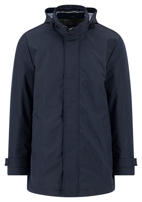 Fynch-Hatton Long Coat Jack Dark Navy