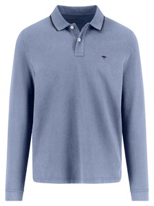 Fynch-Hatton Longsleeve Fine Texture Grainy Piqué Polo New Breeze